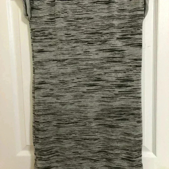 Athleta Grey Sporty Tee Dress V-Neck  Extra Small - Picture 3 of 16